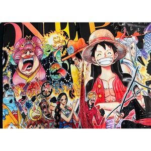 Colorful area japanese manga style rug kids bedroom playroom decor approx.5x3 ft